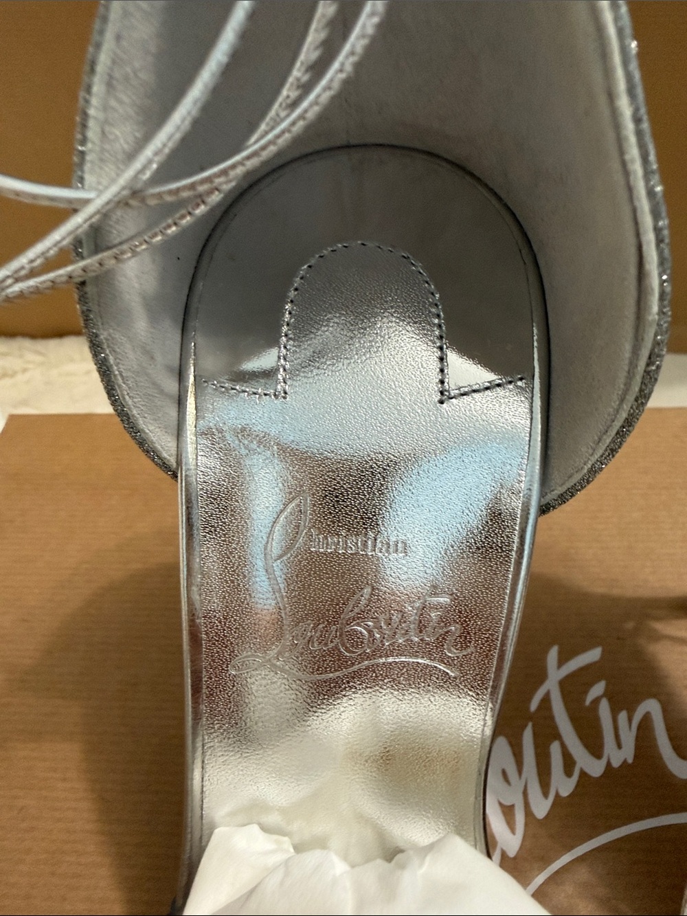 Christian Louboutin Brown Shoe Box and Bag - Picture 15 of 16